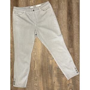 J Jill Size 14 Authentic Fit Slim Ankle Jeans Comfort Momwear